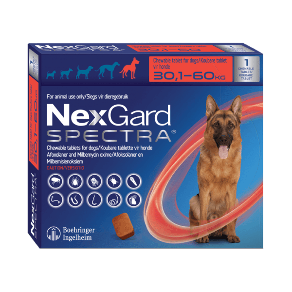 <strong>Nexgard SPECTRA</strong> Antiparasitario Interno y Externo para Perros, 1 comprimido masticable (dosis mensuales) - Imagen 5