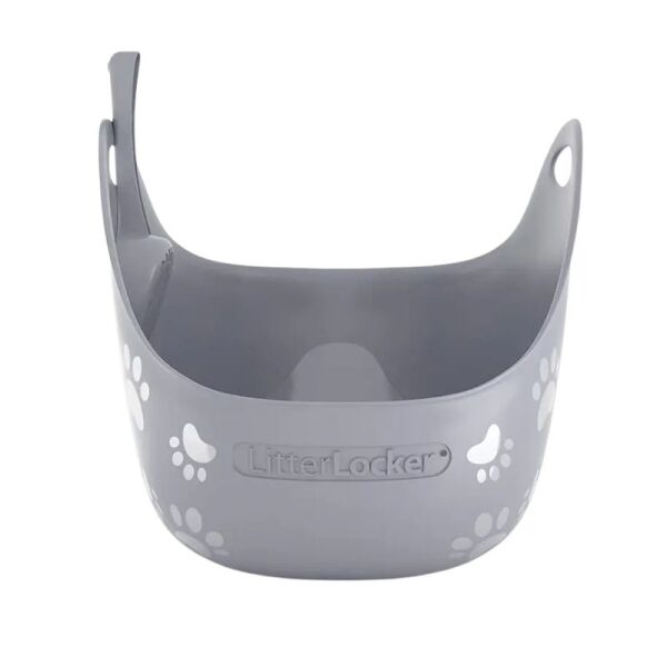<strong>Litter Locker</strong> Litter Box, Arenero Abierto para Gatos, Incluye Pala, Gris - Imagen 2
