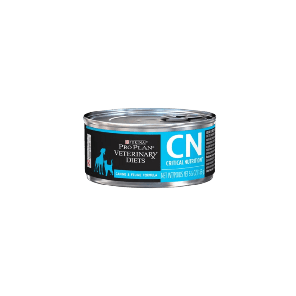 <strong>Purina Pro Plan Veterinary Diets</strong> CN Nutrición Crítica, Alimento Húmedo para Perros y Gatos, 156 gr, en lata