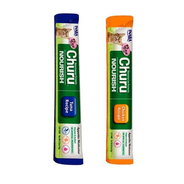 <strong>Inaba</strong> Churu Veterinarian Nourish, Snack Húmedo Cremoso para Gatos, Apertura de Apetito y Apoyo Calórico, tarro de 50 unidades - Imagen 2