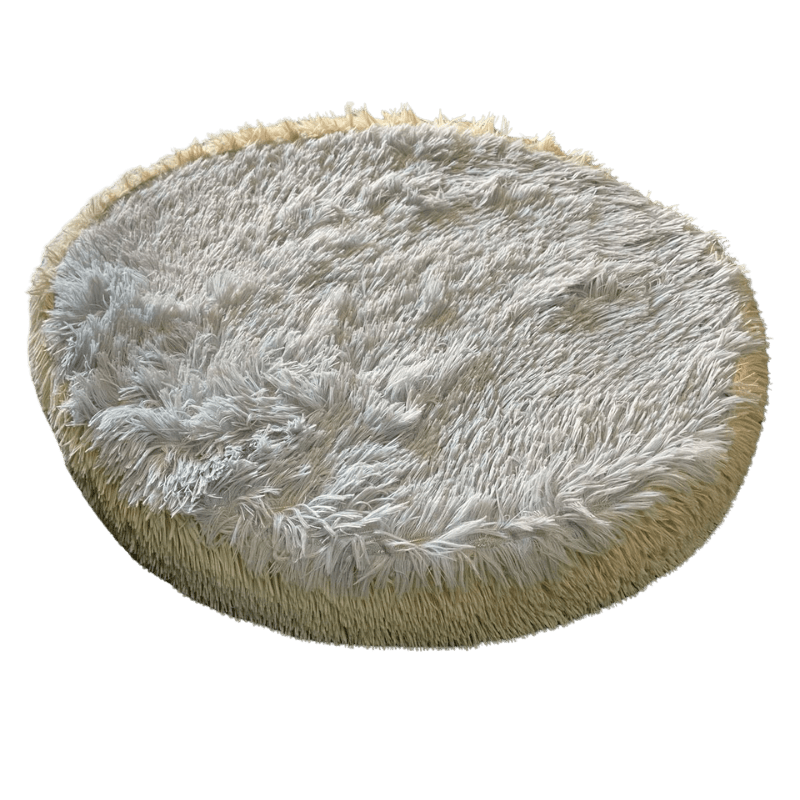 <strong>Guau!</strong> Cama Redonda de Felpa para Perros y Gatos Pequeños a Medianos, Base Antideslizante, Diámetro 71 cm