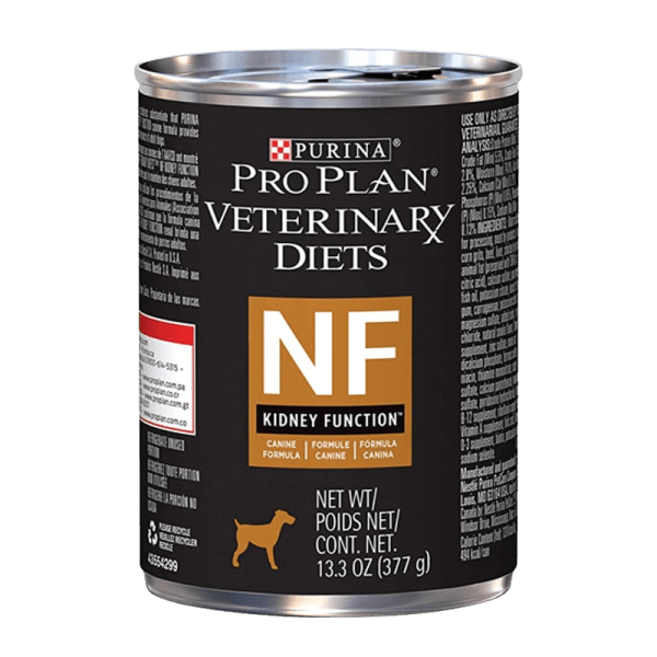 <strong>Purina Pro Plan Veterinary Diets</strong> NF Renal, Alimento Húmedo para Perros Función Renal, 377 gr, en lata