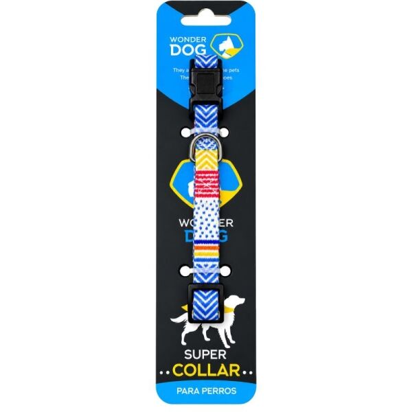 <strong>Wonder Dog</strong> Collar con Diseño Multicolor, talla S