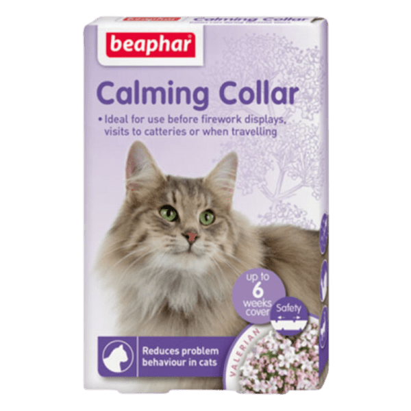 <strong>Beaphar</strong> Calming Collar, Collar Calmante con Extractos Naturales para Reducción de Ansiedad en Gatos, 1 unidad