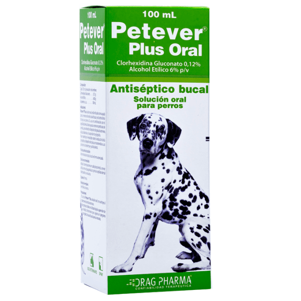<strong>Petever</strong> Plus Oral, Spray Antiséptico Bucal, Control Halitosis y Placa para Perros, botella de 100 ml
