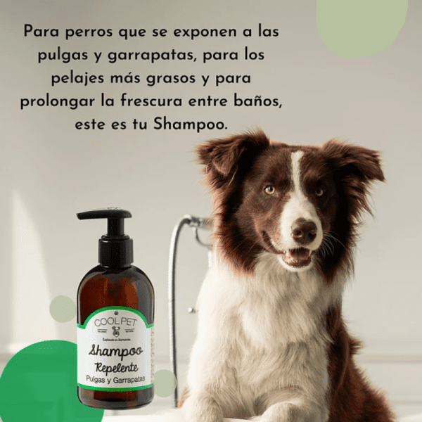 <strong>Cool Pet</strong> Pack Baño Pieles Sensibles, Shampoo y Acondicionador Repelente para Perros, 250 ml c/u - Imagen 2