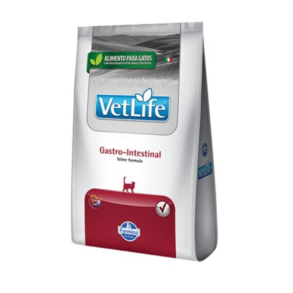 <strong>VetLife</strong> Gastro-Intestinal para Gatos con Dificultades Digestivas y Absorción Intestinal, 2 kg