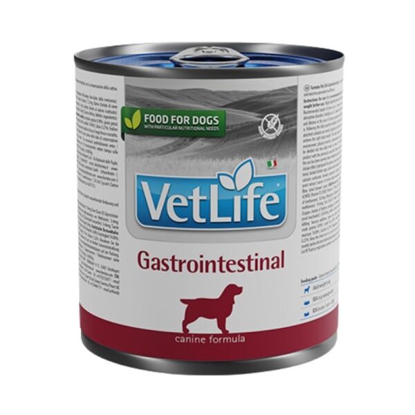 <strong>VetLife</strong> Gastrointestinal , Alimento Húmedo para Perros con Trastornos de Absorción Intestinal Agudos, 300 gr