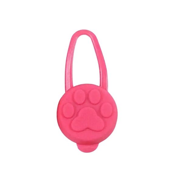 <strong>Guau!</strong> Colgante Luminoso para Mascota, Color Rosado