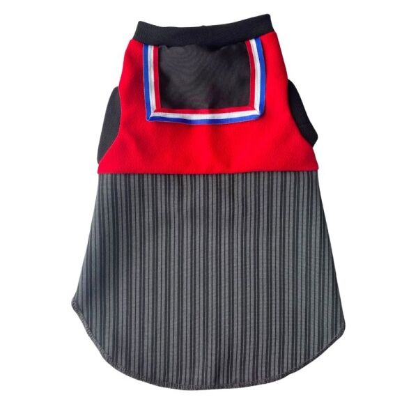 <strong>Traje Dieciochero</strong> para Perro Macho, color Rojo, talla 2