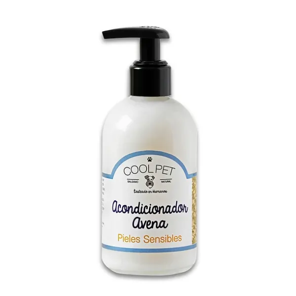 <strong>Cool Pet</strong> Acondicionador de Avena para Perros y Gatos, Pieles Sensibles, Botella de 250 ml