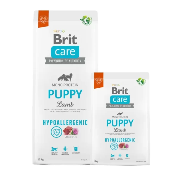 <strong>Brit Care</strong> Alimento Seco para Perros Hipoalergénico, Cachorro, Cordero, bolsa de 1-3-12 kg