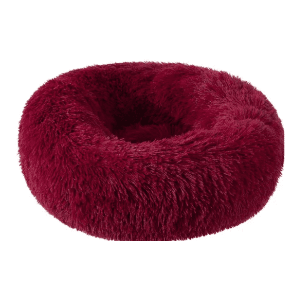 <strong>Marben Pets</strong> Cama Antiestrés para Perros y Gatos, Burdeo, Tallas XS‑XXL