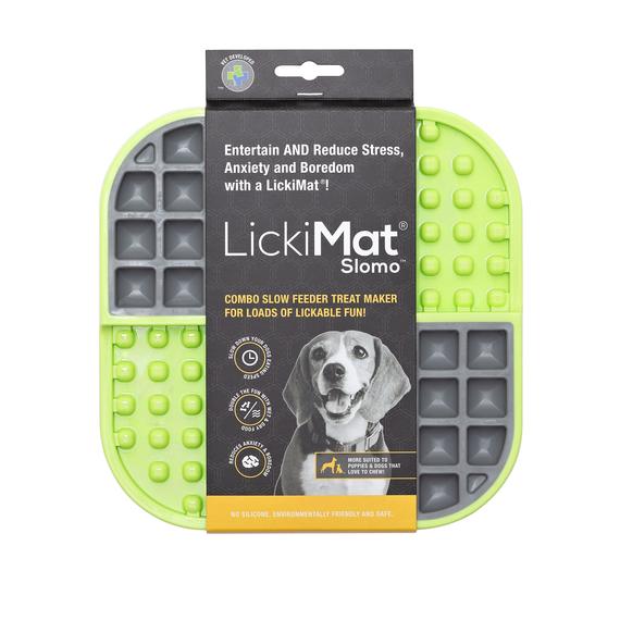 <strong>LickiMat</strong> Slomo, Alimentador Lento Antiestrés de Silicona Rígida para Perros y Gatos, Alimentos Mixtos, Tamaño: 20 x 20 cm - Imagen 8