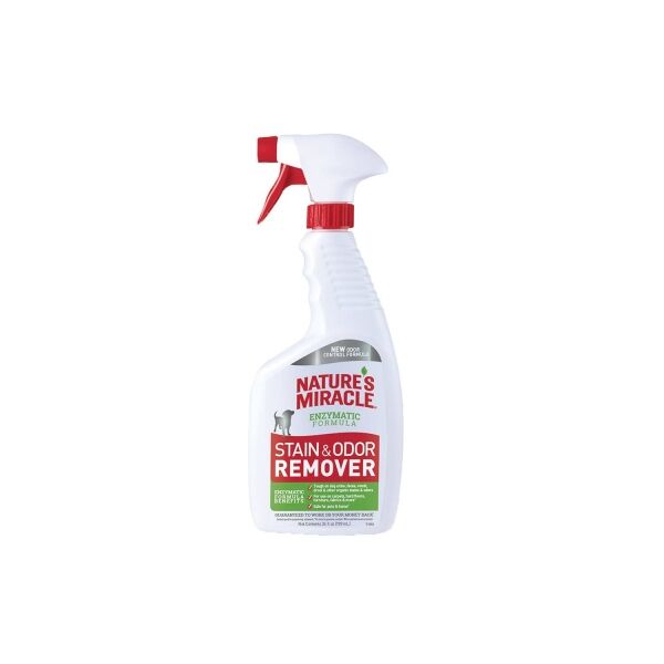 <strong>Nature's Miracle</strong> Removedor de Manchas y Olores para Perros, Aroma Cítrico, Botella de 709 ml