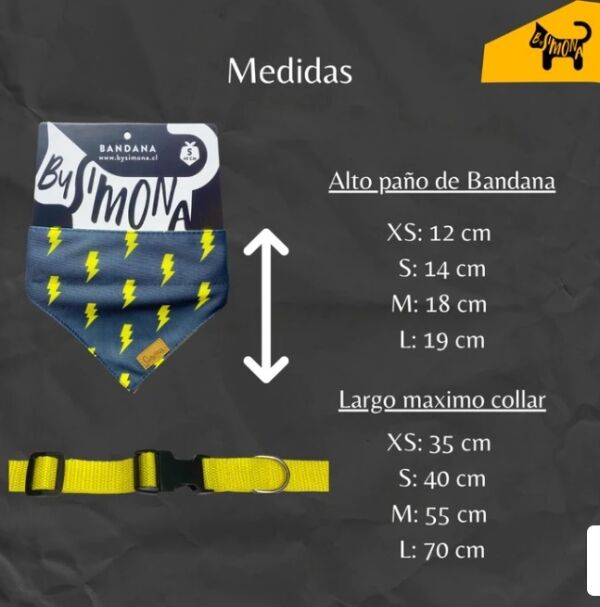<strong>By Simona</strong> Selva, Bandana con Chiporro para Perros - Imagen 3
