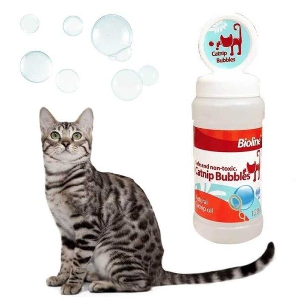 BIOLINE CATNIP NATURAL BUBBLES 120 ML