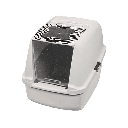 <strong>Catit</strong> Baño con Cubierta para Gatos, Diseño Minimalista con Filtro de Carbón, Medidas 40x45x55 cm - Imagen 6