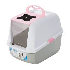 <strong>Catit</strong> Baño con Cubierta para Gatos, Diseño Minimalista con Filtro de Carbón, Medidas 40x45x55 cm - Imagen 5