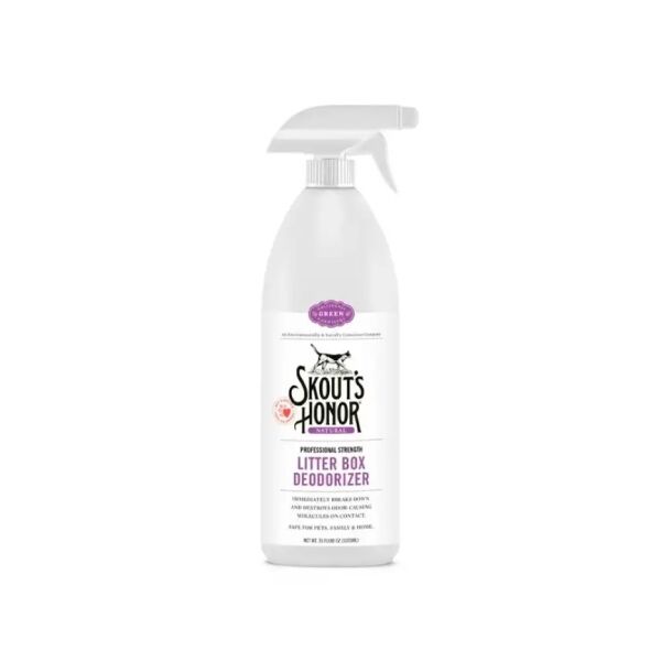 <strong>Skout's Honor</strong> Litter Box Deodorizer, Desodorizante para Caja de Arena Gatos, 1035 ml