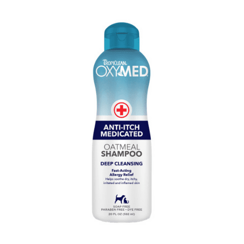<strong>TropiClean</strong> OxyMed Anti-Itch Medicated, Shampoo Anti-Picazón para Perros y Gatos, 592 ml