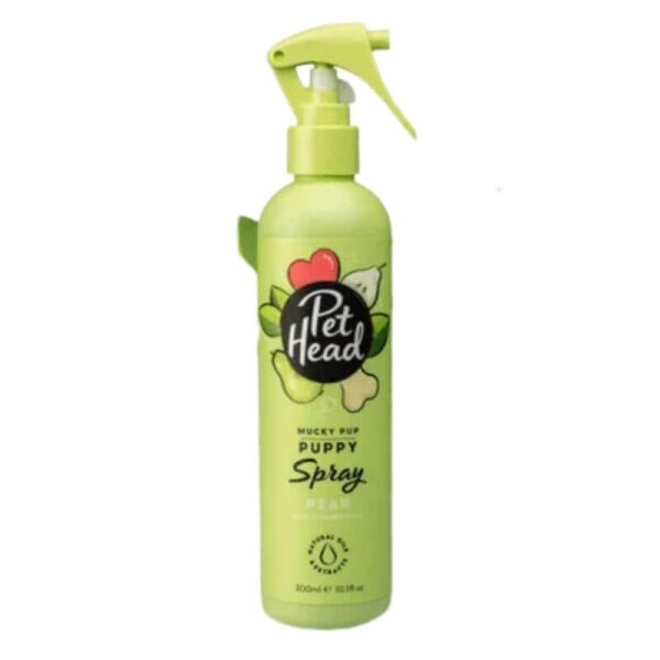 <strong>Pet Head</strong> Mucky Pup Spray Desodorante de Pera para Cachorros, Hidratante y Refrescante, 300 ml