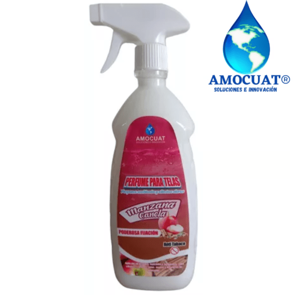 <strong>Amocuat</strong> Perfume para Telas Manzana y Canela, Neutralizador de Olores, 1 lt