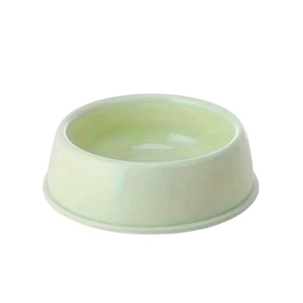 <strong>Wonder Pet</strong> Plato Individual en Plástico ABS para Mascotas, Capacidad de 90 gr, Alimento o Agua, Color Verde Agua