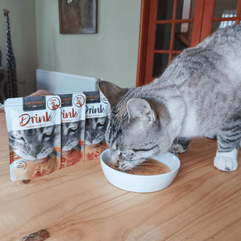 <strong>Leonardo</strong> Drink Beef, Sopa de Vacuno, Alimento Húmedo para Gatos, sachet de 40 gr - Imagen 3