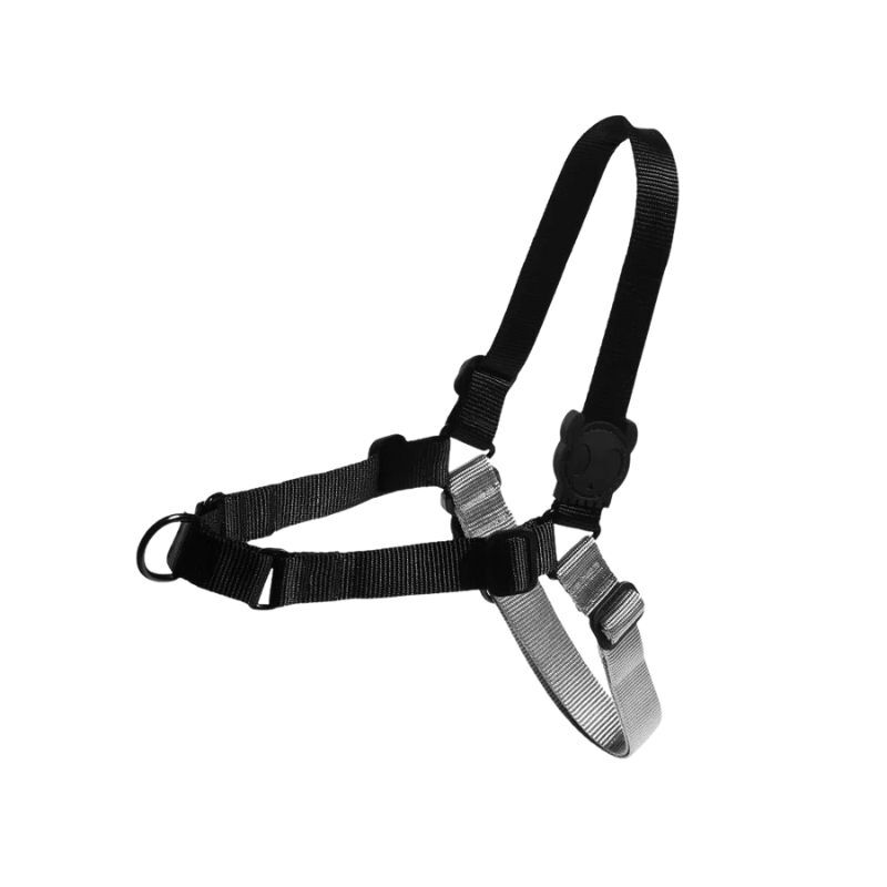 <strong>Zee.Dog</strong> Soft Walk Gotham, Arnés Anti-Tirones para Perros, Negro Gris, Talla S