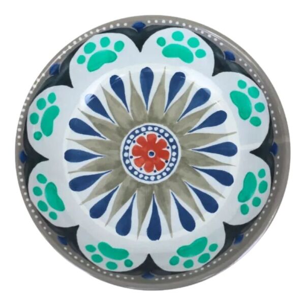 <strong>Hey!</strong> Plato de Melamina de Alta Calidad, diseño Mándala, Diámetro de 13 cm, Altura de 3 cm - Imagen 2