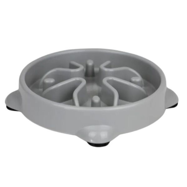 <strong>Hey!</strong> Plato de Alimentación Lenta, color Gris, Diámetro de 16 cm, Altura de 3.8 cm - Imagen 3
