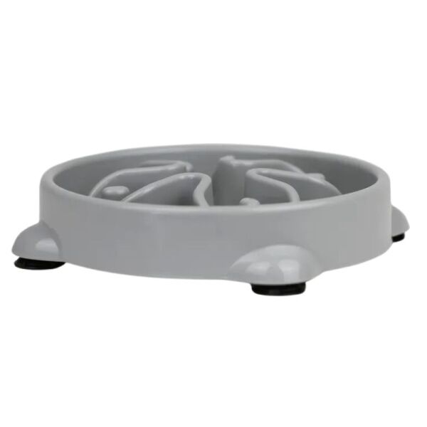 <strong>Hey!</strong> Plato de Alimentación Lenta, color Gris, Diámetro de 16 cm, Altura de 3.8 cm - Imagen 2