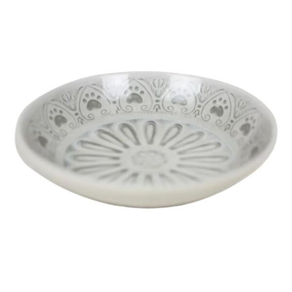<strong>Hey!</strong> Plato de Melamina de Alta Calidad, diseño Patitas, Diámetro de 13 cm, Altura de 3 cm