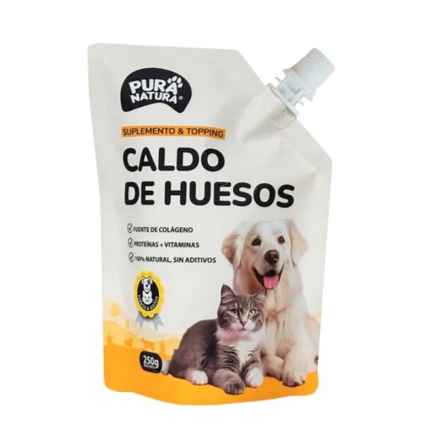 <strong>Pura Natura</strong> Caldo de Huesos, Suplemento & Topping, envase de 250 gr